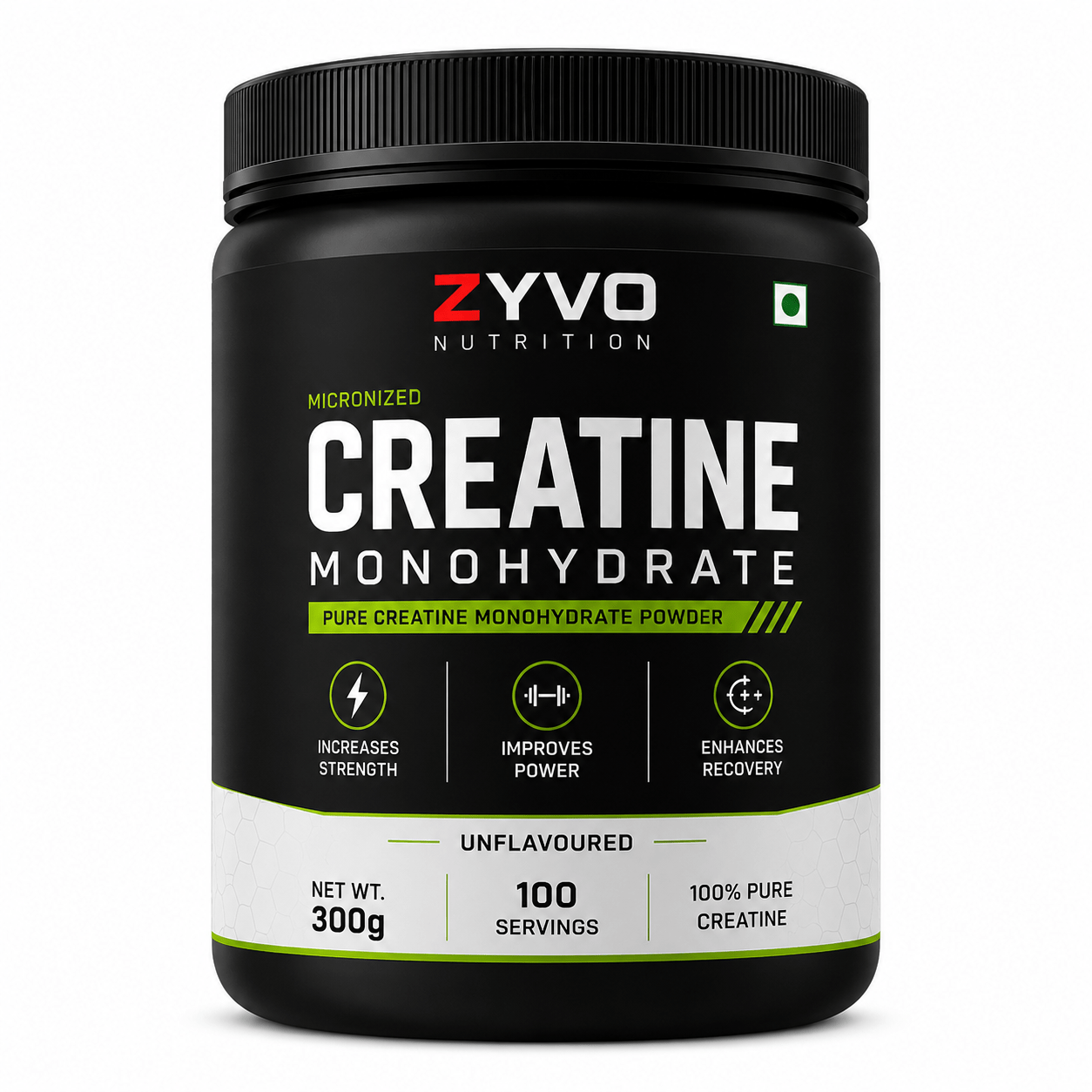 Zyvo Micronized Creatine Monohydrate 300g